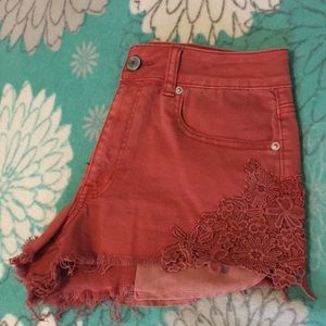 Coral shorts